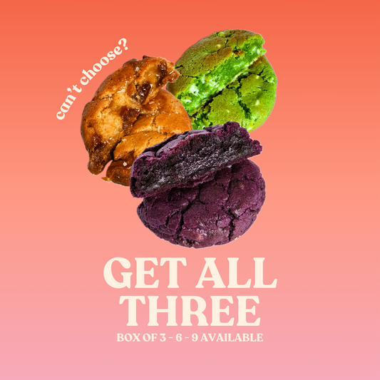 ASSORTED - Pandan Ube Miso Cookies BOX OF 3