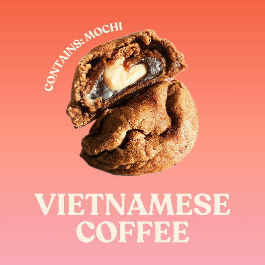VIETNAMESE COFFEE MOCHI COOKIE - BOX OF 3
